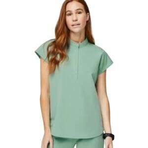Figs Rafaela Oversized Scrub Top Jade Green (PO 1500) Women’s XL Rare Retired